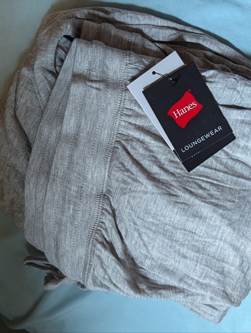 Hanes Men's Heather Gray Lounge Boxer Briefs